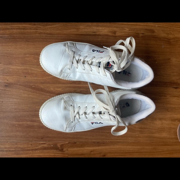 Fila Panache White and Silver Sneaker Sz 7 - Picture 10 of 16